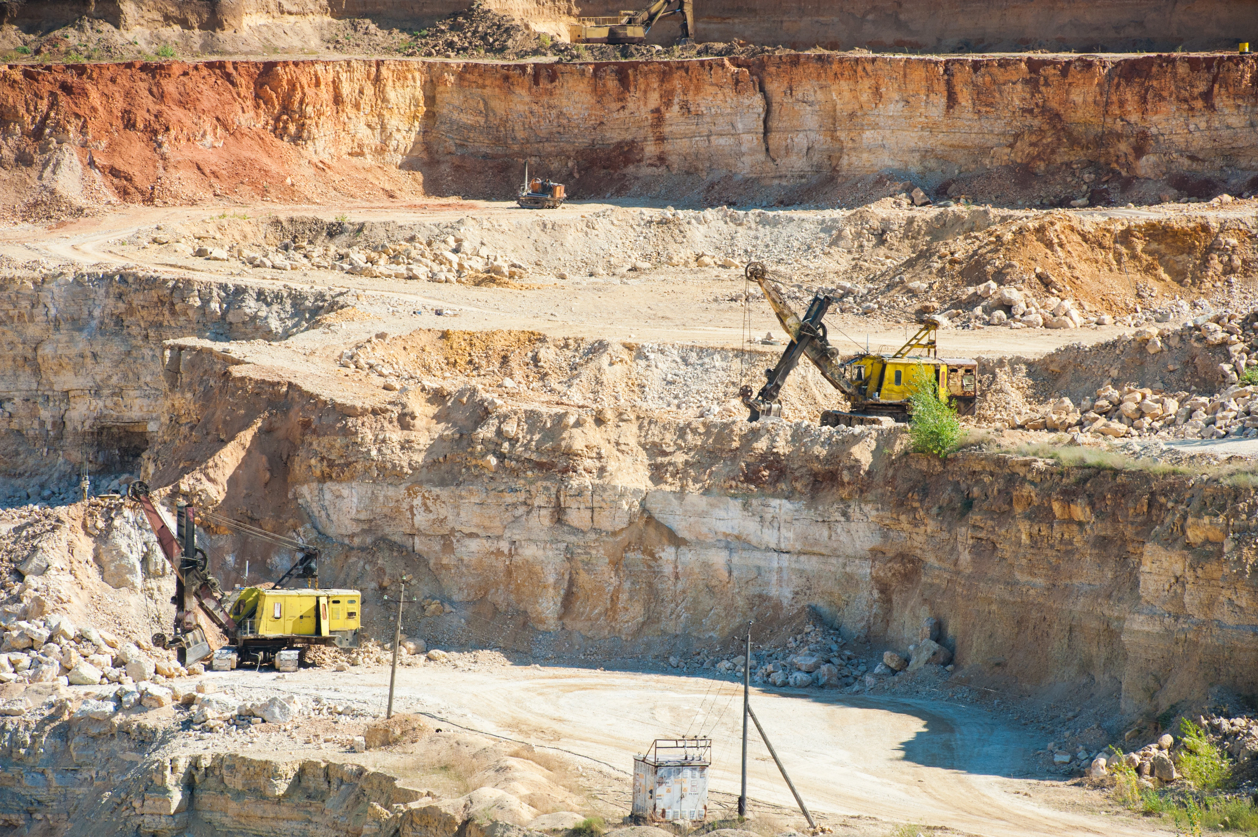Open-pit mining operation